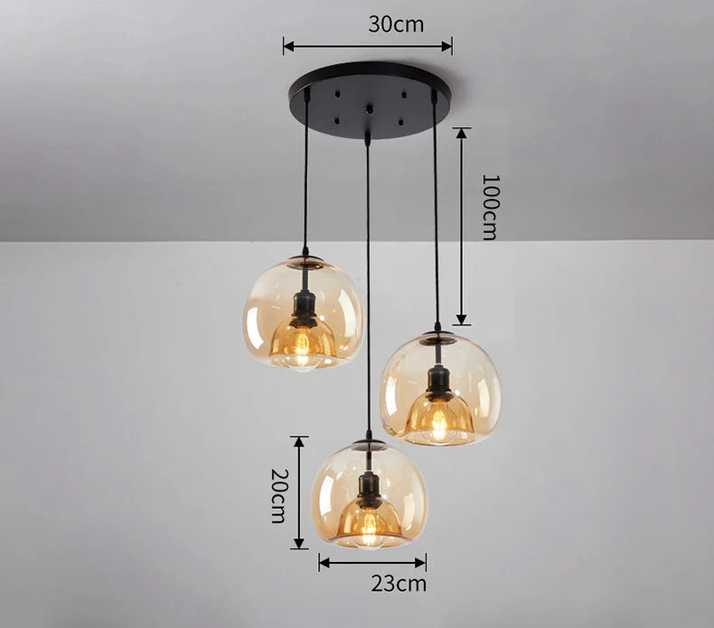 Nordic home decor dining room Pendant lamp lights indoor lighting Ceiling lamp hanging light Chandelier lamps for living room