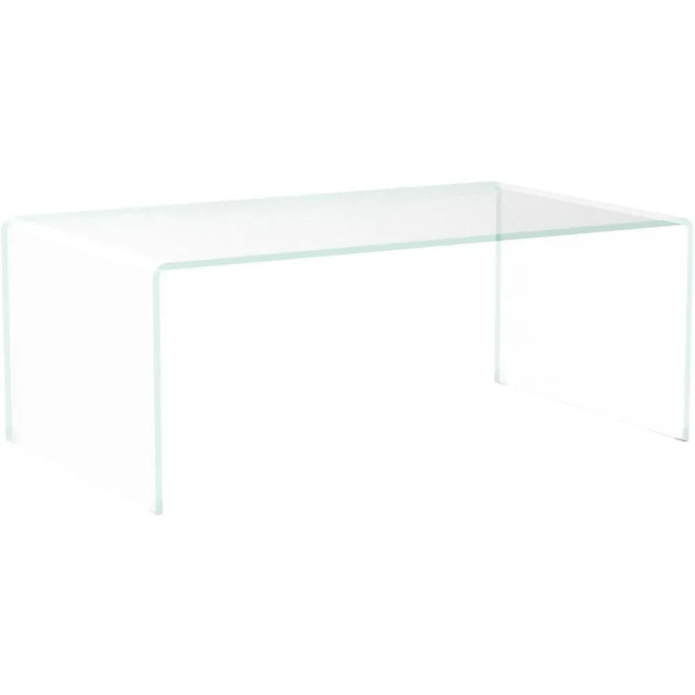 Modern Tempered Glass Coffee Table for Living Room