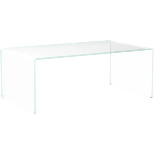 Modern Tempered Glass Coffee Table for Living Room