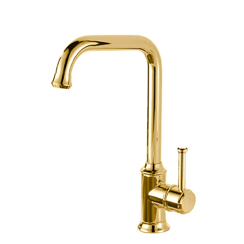 Black Kitchen Faucets Antique Bronze Faucet Kitchen Mixers Taps Cold And Hot Basin Sink Tap Water Mixers Antique Gold Chrome