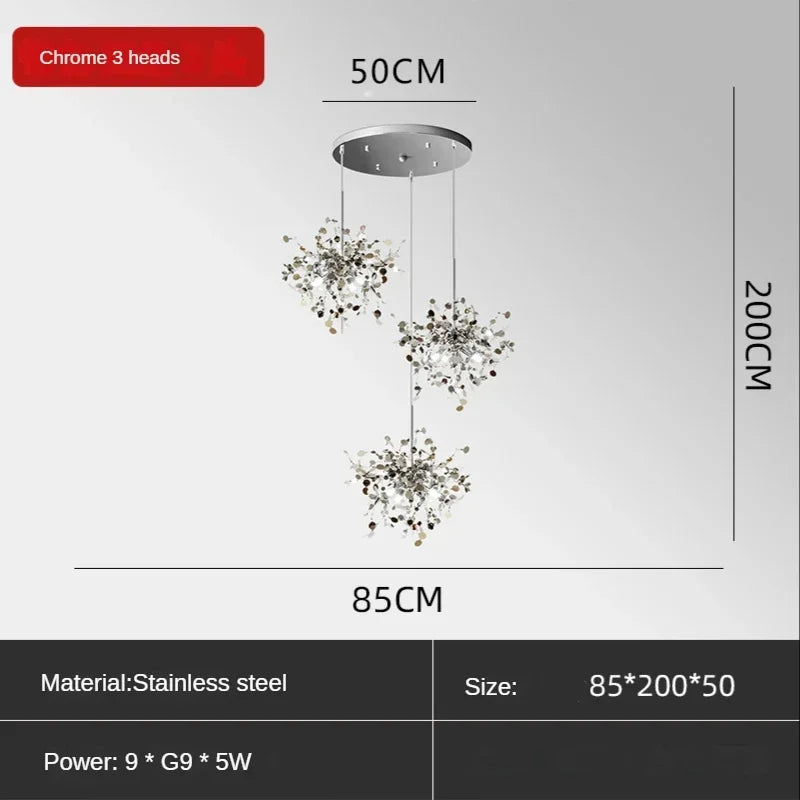 Italy Industrial Suspension Design Chandelier