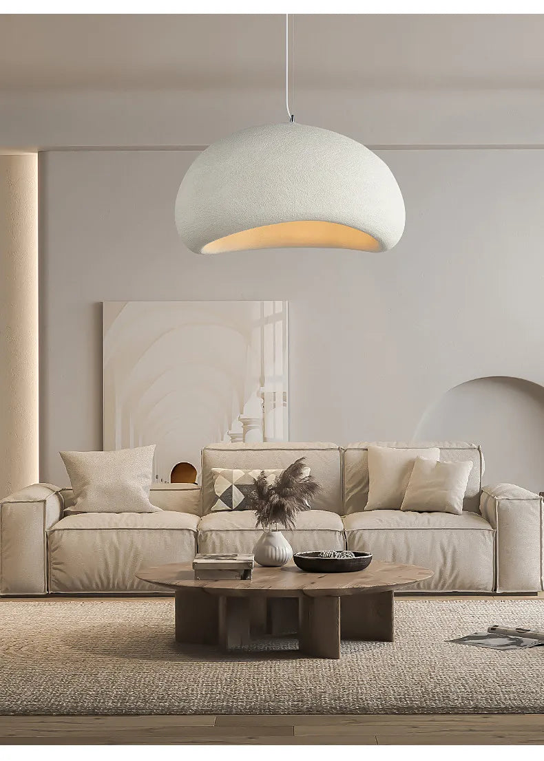 Wabi Sabi LED Pendant Lights for Living Dining Room Bedroom Restaurant Loft Decor Hanging Chandelier Art Suspension Luminaire