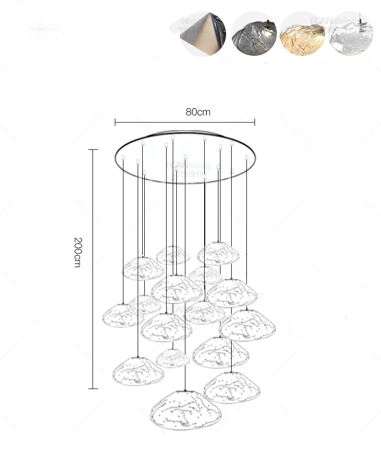 Nordic home decor Chandeliers for dining room lustre pendant lights hanging lamps for ceiling Light fixture indoor lighting