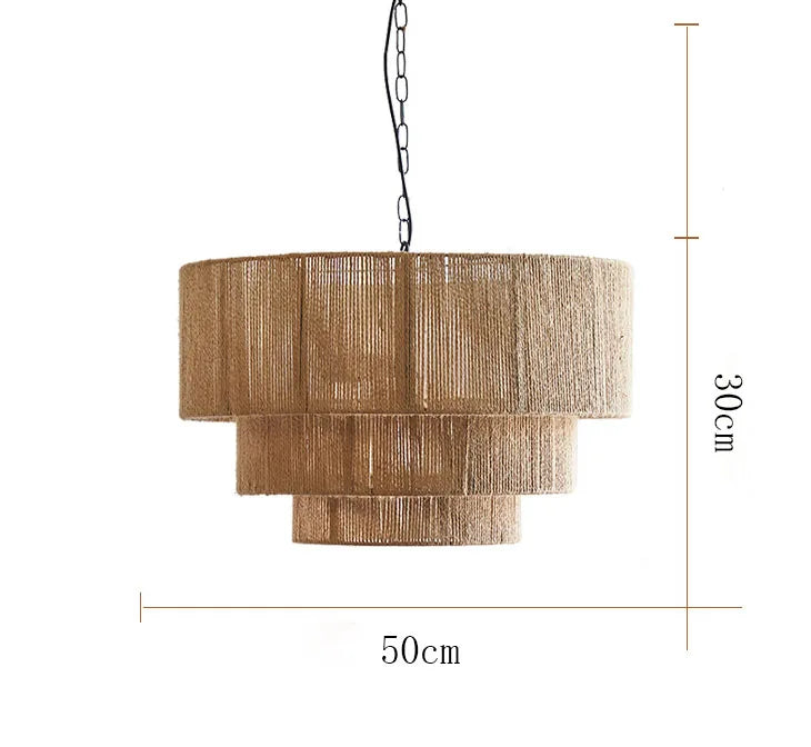 Vintage Japanese Style Rattan Pendant Lights