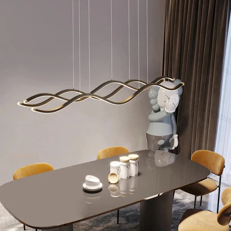 Nordic Style Minimalism Led Pendant Lights for For Living Dining Room Coffee Tables Kitchen Chandelier Home Decor Light Fixture