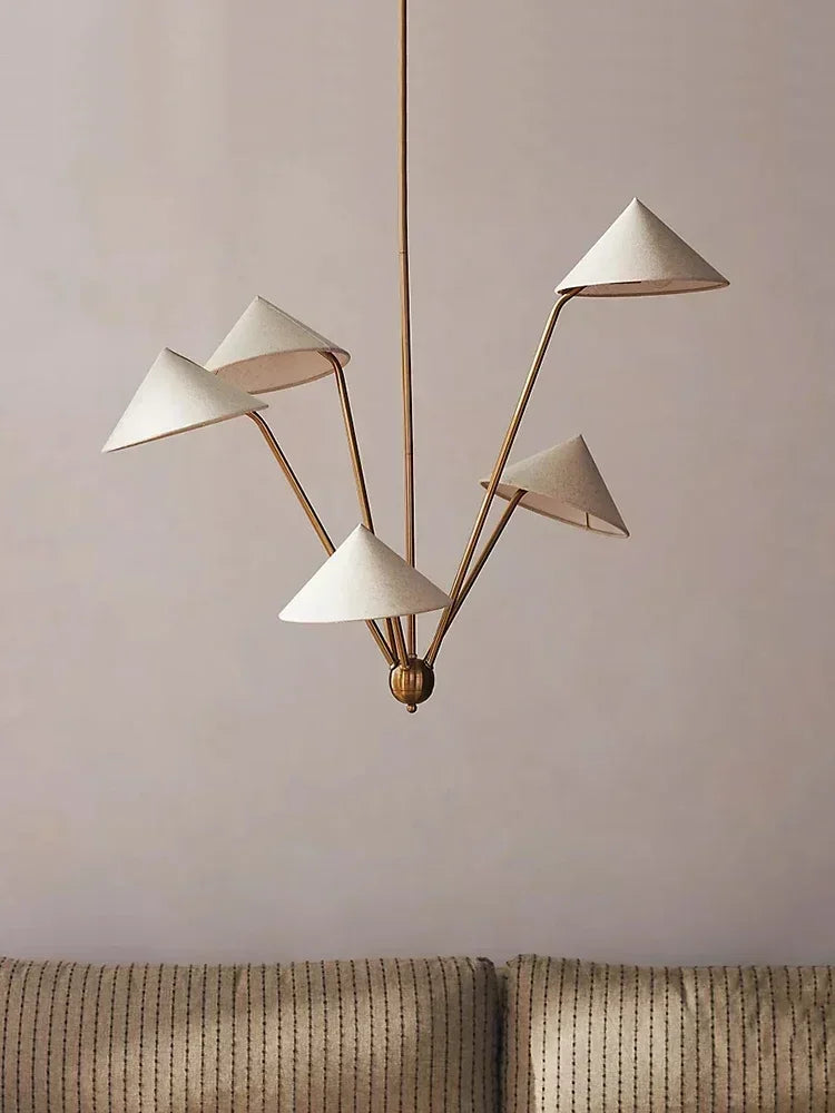 Wabi Sabi Pendant Lights Japan Cloth Chandeliers Living Room Homestay Hanging Lamps for Room Decor Kitchen Island Lustre Fixture