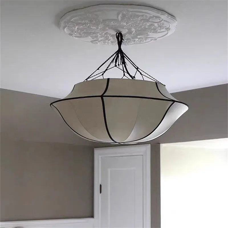 Japanese  umbrella pendant lamp Oi Soi ufo lantern light LED Living Tea Room Bedroom cloth lamp Art Decor Study office lamp