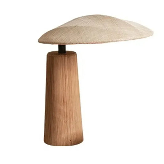 Japanese Zen Art Wabi-sabi Solid Wood Table Lamp
