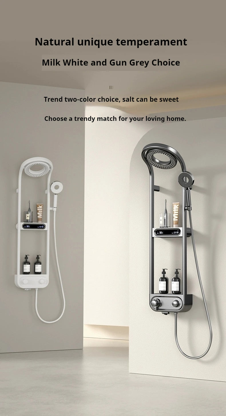Smart Shower Set with Digital Display LED Atmosphere Light