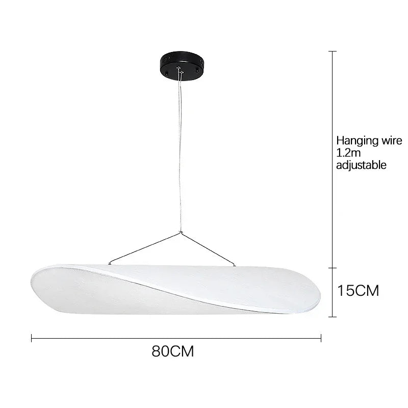 Nordic Modern Silk Fabric Chandeliers Creative Design Led Lamp for Living Dining Room Lustre Salon Lighting Suspension Luminaire