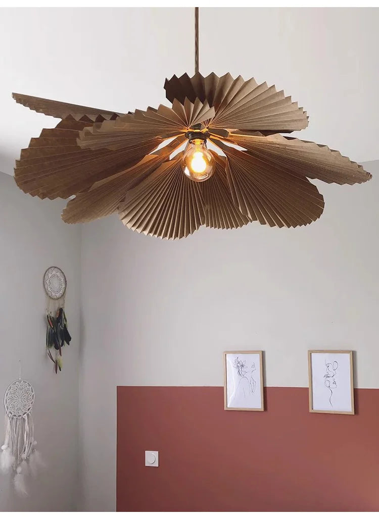 Wabi-Sabi Paper LED Ceiling Lamp