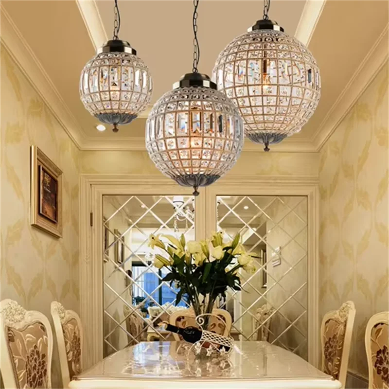 Tanaro Pendant Lamp Retro Vintage Royal Empire crystal light E27 For Living Room Bedroom Bathroom Hotel dining hanging lights
