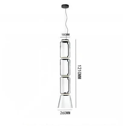 Modern LED Glass Pendant Lamp