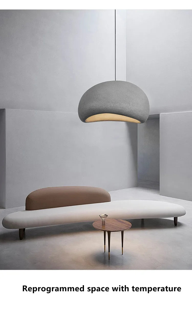 Minimalist Wabi-Sabi LED Chandeliers