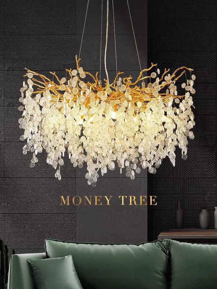 Nordic Industrial Modern Chandeliers for Living Room Dinning Hotel Hall Tree Branch Pendant Lamps Indoor Lighting Lustre Fixture