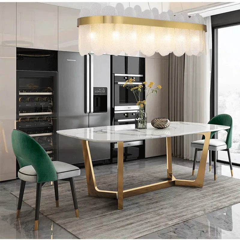 Nordic Smoke Grey Glass Chandelier