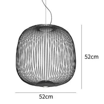 Creative Iron Pendant Lights Modern Chandelier Ceiling Lamp for Living Room Hanging Lamp Home Decor Dining Room Light Suspension