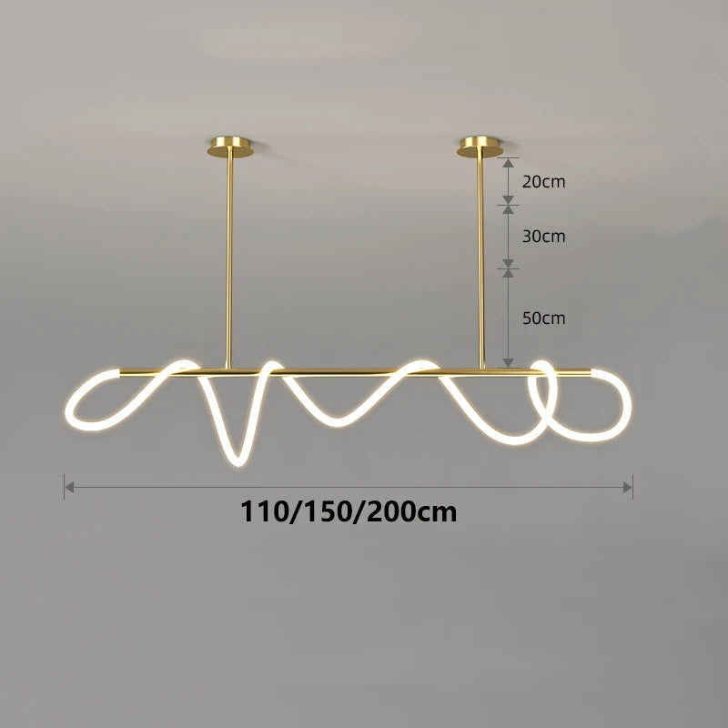 Modern art home decor led lights pendant light lamps for living room Chandeliers for dining room hanging light indoor lighting