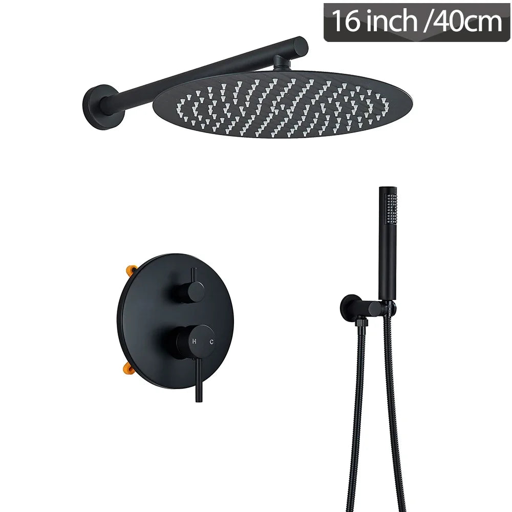 Promotion Shower Faucet Floor Mounted Bathtub Faucet Wall Bath Shower Set Ship From Brazil / EU /CA/MX Warehouse