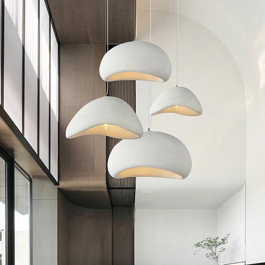 Wabi Sabi LED Pendant Lights for Living Dining Room Bedroom Restaurant Loft Decor Hanging Chandelier Art Suspension Luminaire