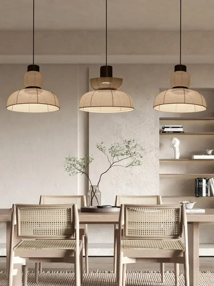 Wabi-Sabi Japanese Style Homestay Ceiling Lamp