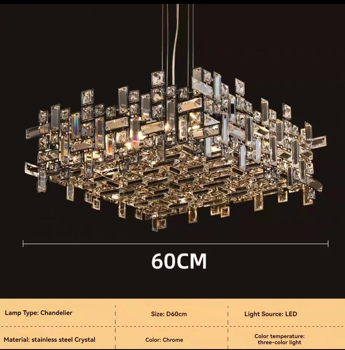 Modern Luxury Crystal Chandelier