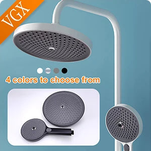 VGX Thermostatic Shower System Set Smart Digital Bathroom Shower Faucet Set Temperature Display Rainlfall Bathroom Shower Set