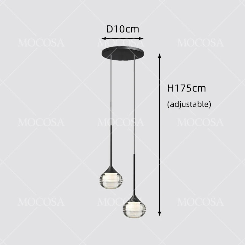 Water Drop LED Pendant Light