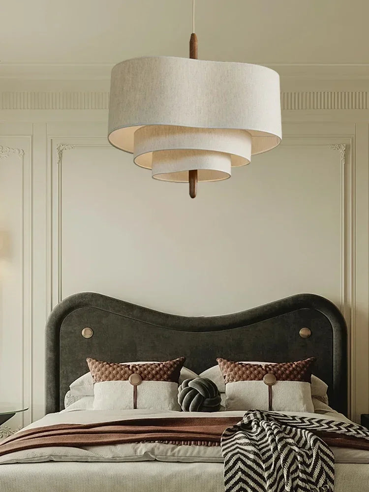 Margin Pendant Japanese Linen Cloth Lamp