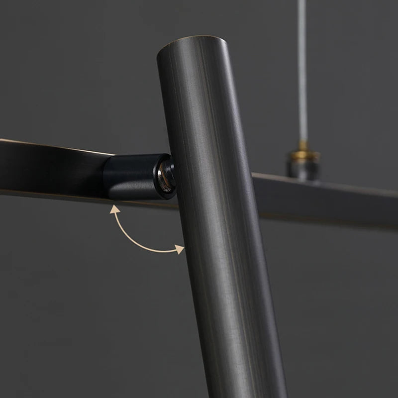 Modern Black Linear LED Lights