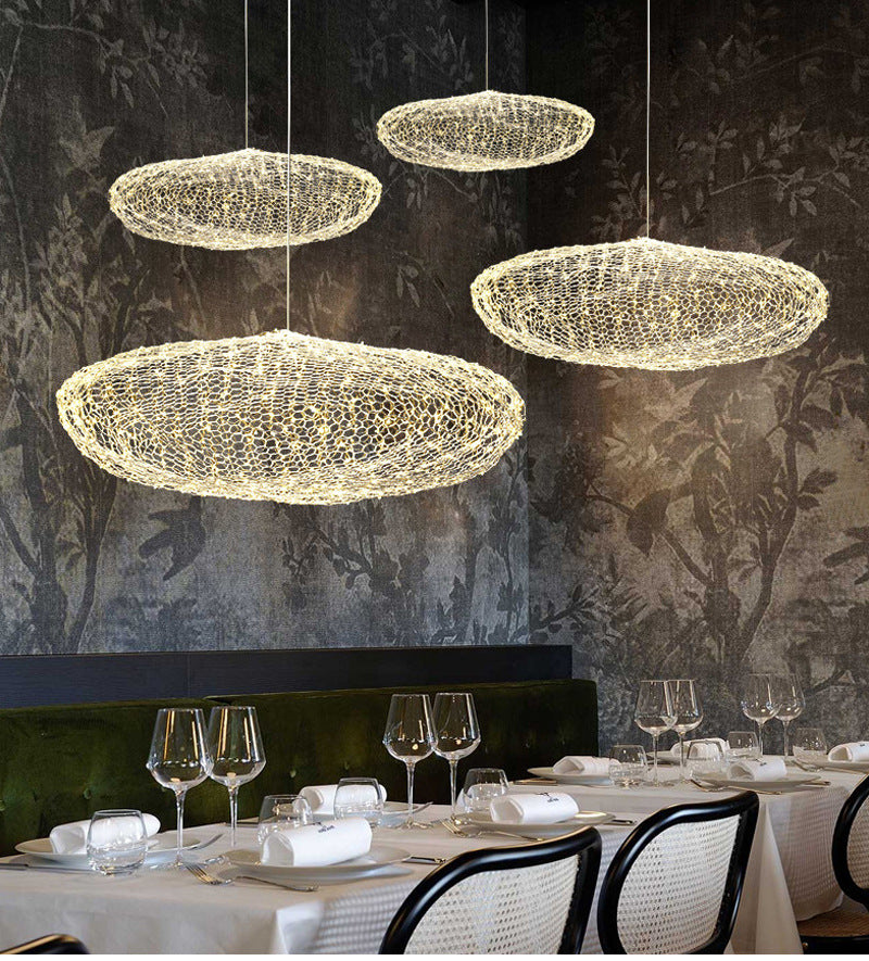 Danish Designer Art Decor Hollow Cloud Pendant Lights