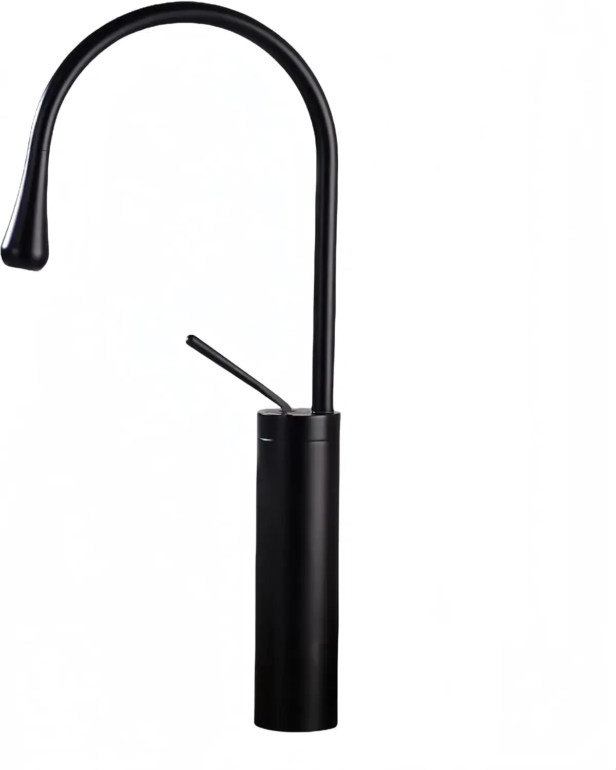 Modern Bathroom Faucet High Arc Single Handle Sink Faucet Brass Washbasin Hot and Cold Water Faucet with Hose Accessories