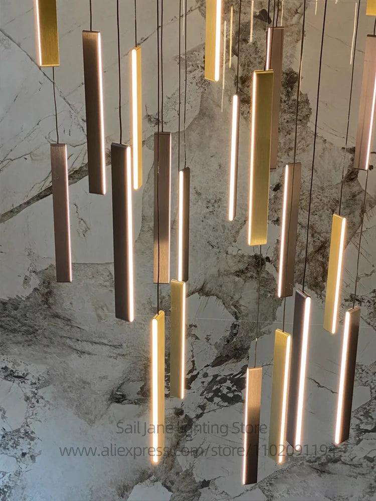 LED Duplex Nordic Chandelier