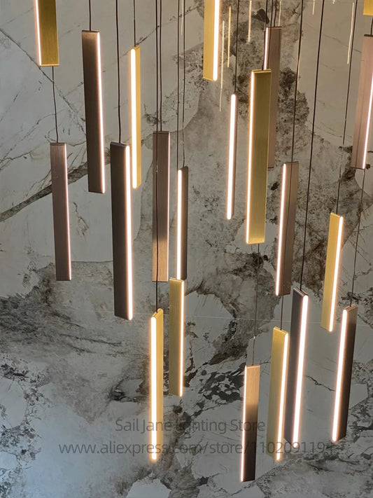 LED Duplex Nordic Chandelier