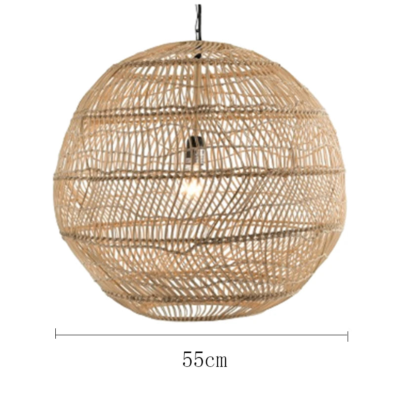 Chinese Style Handmake Rattan Lamp