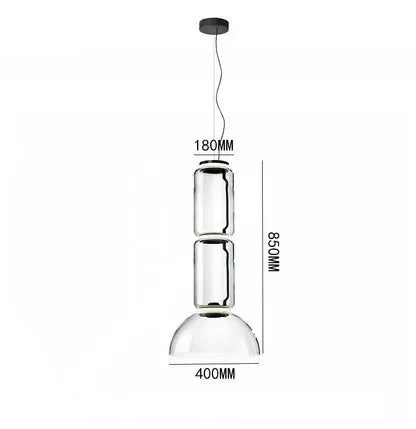 Modern LED Glass Pendant Lamp