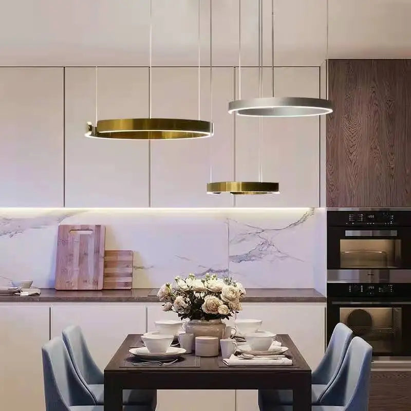 Nordic Ring LED Pendant Lamp Dimmable