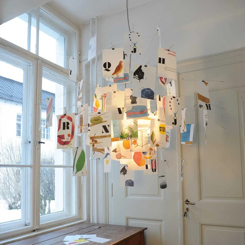 2022 Modern Lustre Photo DIY Chandelier indoor Lighting LED E27 Pendant Ceiling Lamp For Living Dining Room Home Decoration