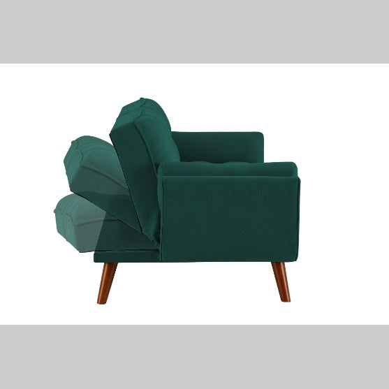 Forest Green Modern Fabric Sofa