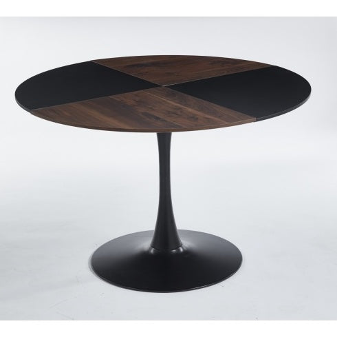 5 pieces Mid-Century Dining Set with Metal Leg