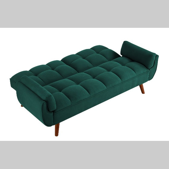 Forest Green Modern Fabric Sofa